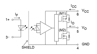 機械図面 - Toshiba TLP5795H赤外線LED＆フォトICフォトカプラ
